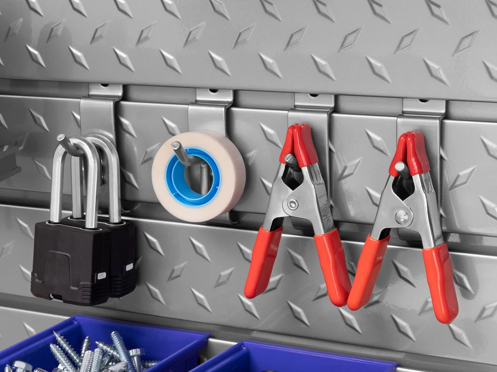 Newage 12-Piece Steel Slatwall Accessory Kit - 51765 - Image 7