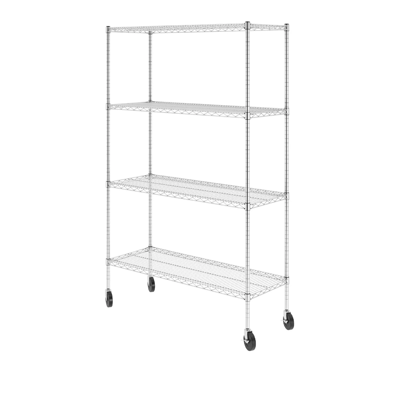 18" x 48" x 72" 4-Tier Wire Rack - Image 6