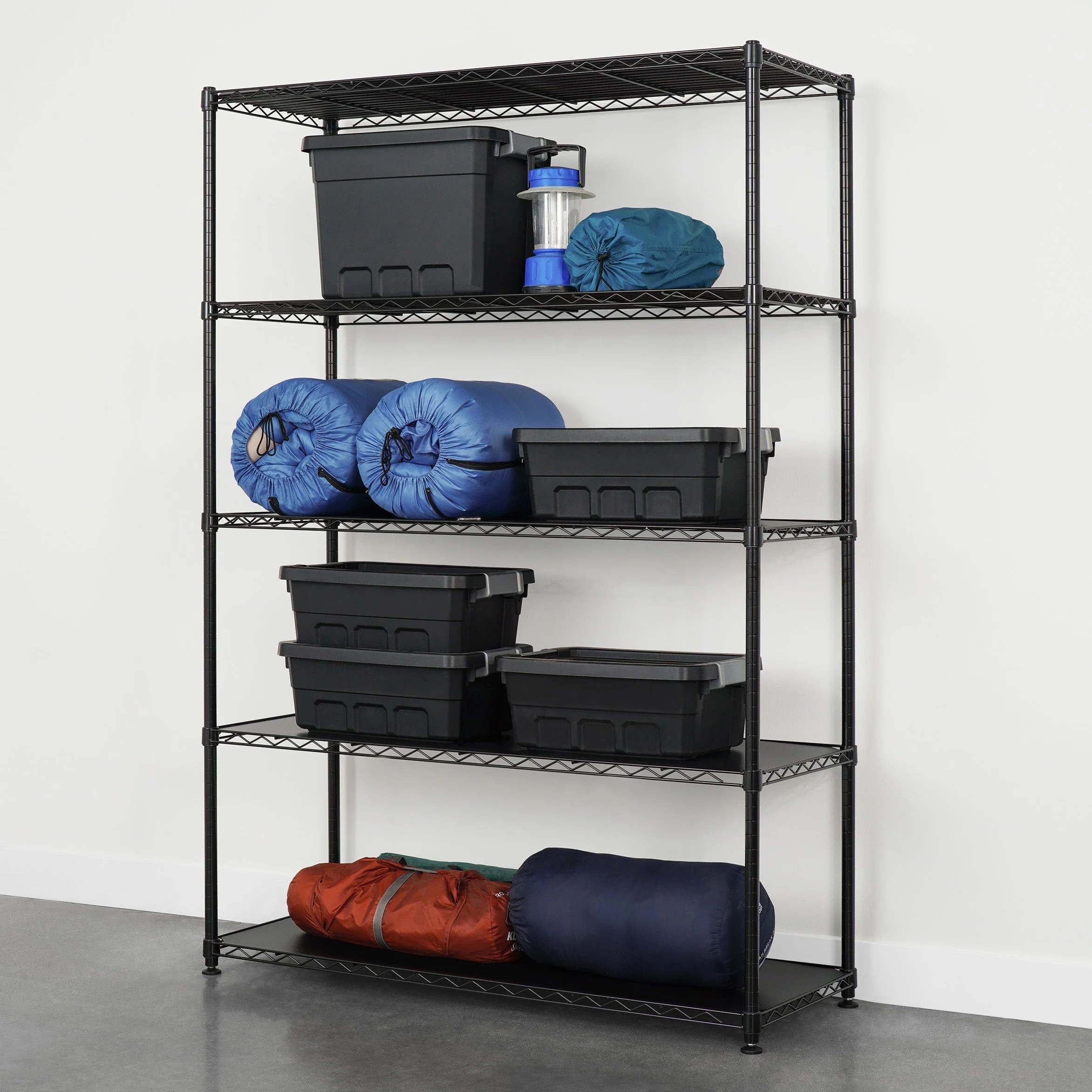18" x 48" x 72" 5-Tier Wire Rack - Image 4