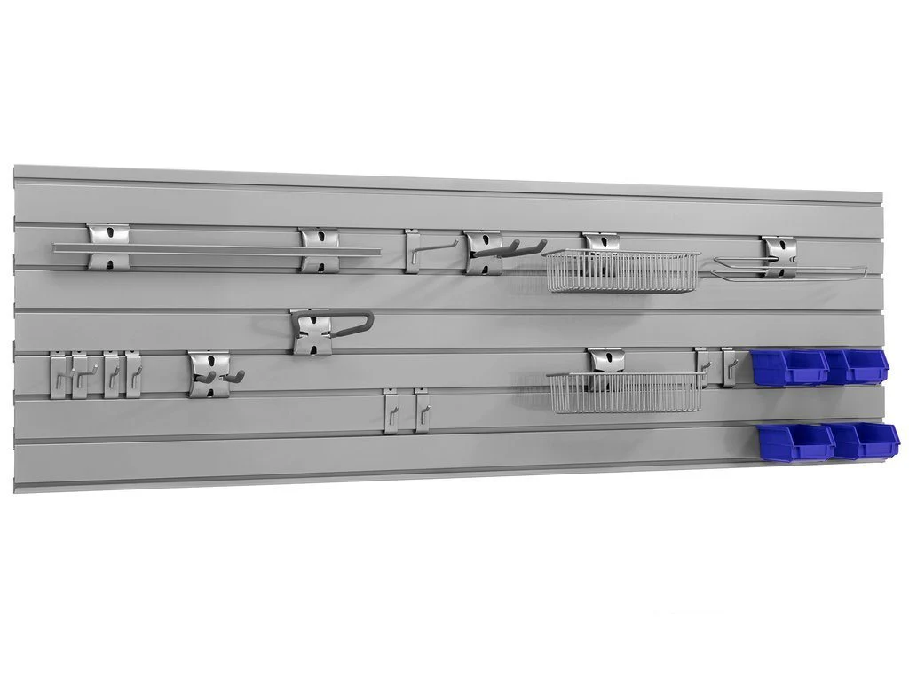 Newage 20-Piece Steel Slatwall Accessory Kit - 51721 - Image 4