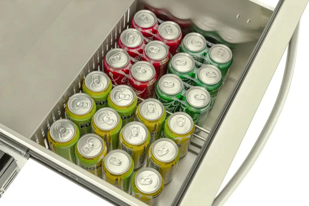 Blaze 24 Inch Built-In Double Drawer Outdoor Refrigerator with 5.1 Cu. Ft. Capacity, 154 Can Capacity - BLZ-SSRF-DBDR5.1 - Image 6
