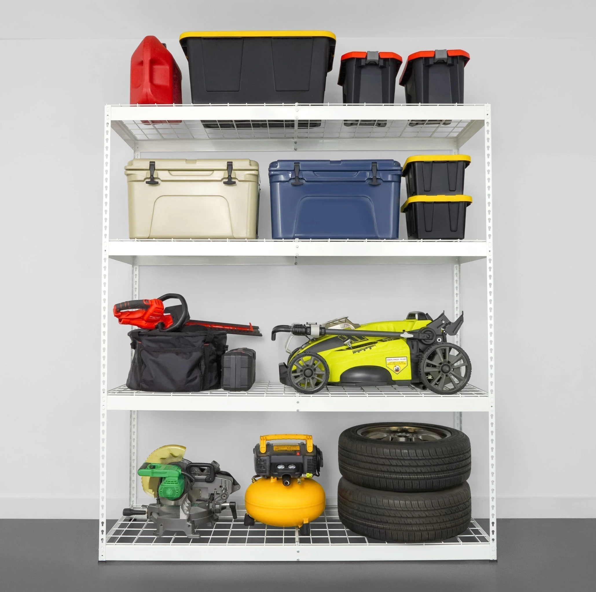 24" x 72" x 84" Heavy-Duty Garage Shelving - Image 2