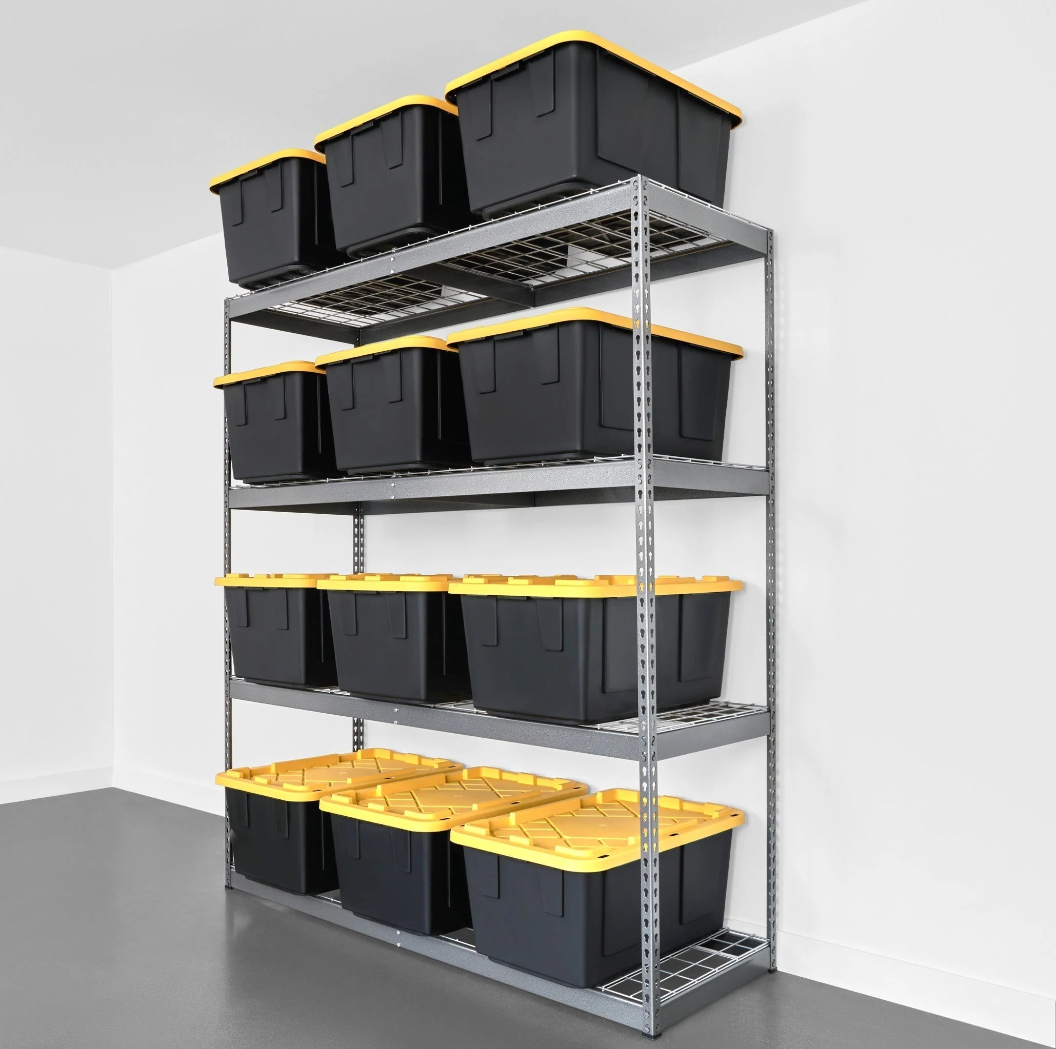 24" x 72" x 84" Heavy-Duty Garage Shelving - Image 5