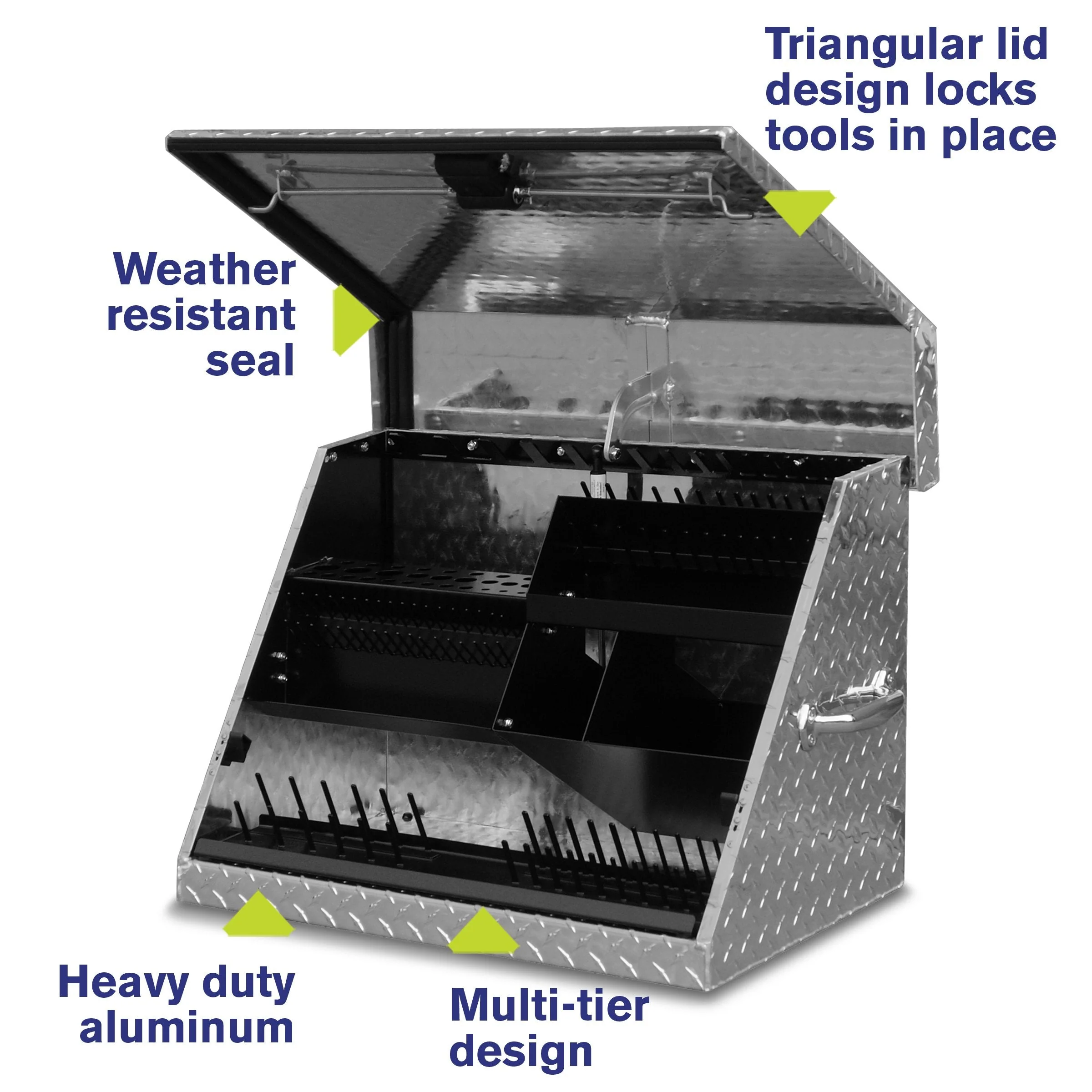Montezuma 26 x 18 in. Aluminum Triangle™ Toolbox - Image 6