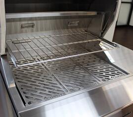 28 Inch Freestanding Pellet Grill with 800 sq. inches Grilling Surface Size, Warming Rack, Side Table, in Stainless Steel - C1P28-FS - Image 18