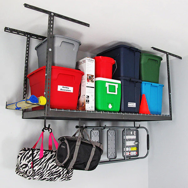 3' x 6' Overhead Garage Storage Rack - Image 4