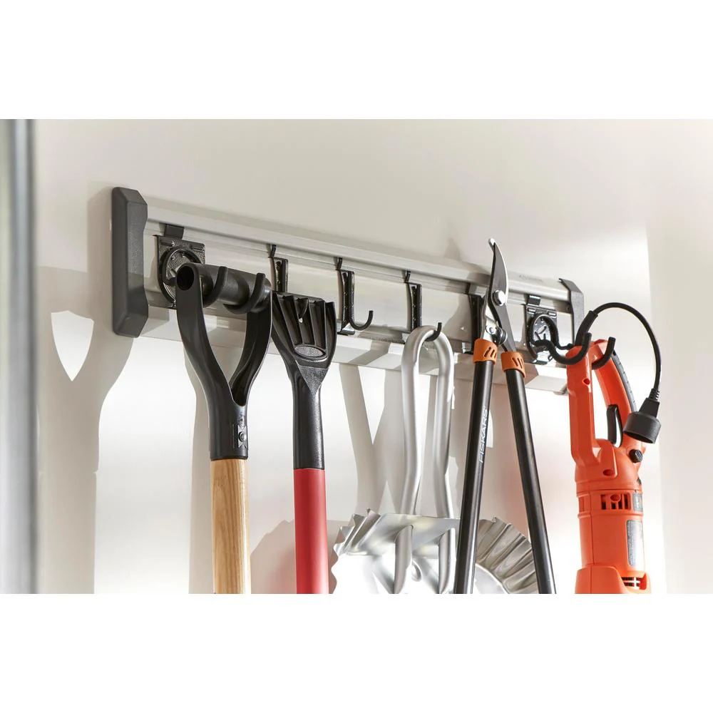 Gladiator 32 in. L GearTrack Garage Track Storage System with 6-Hooks - Image 7