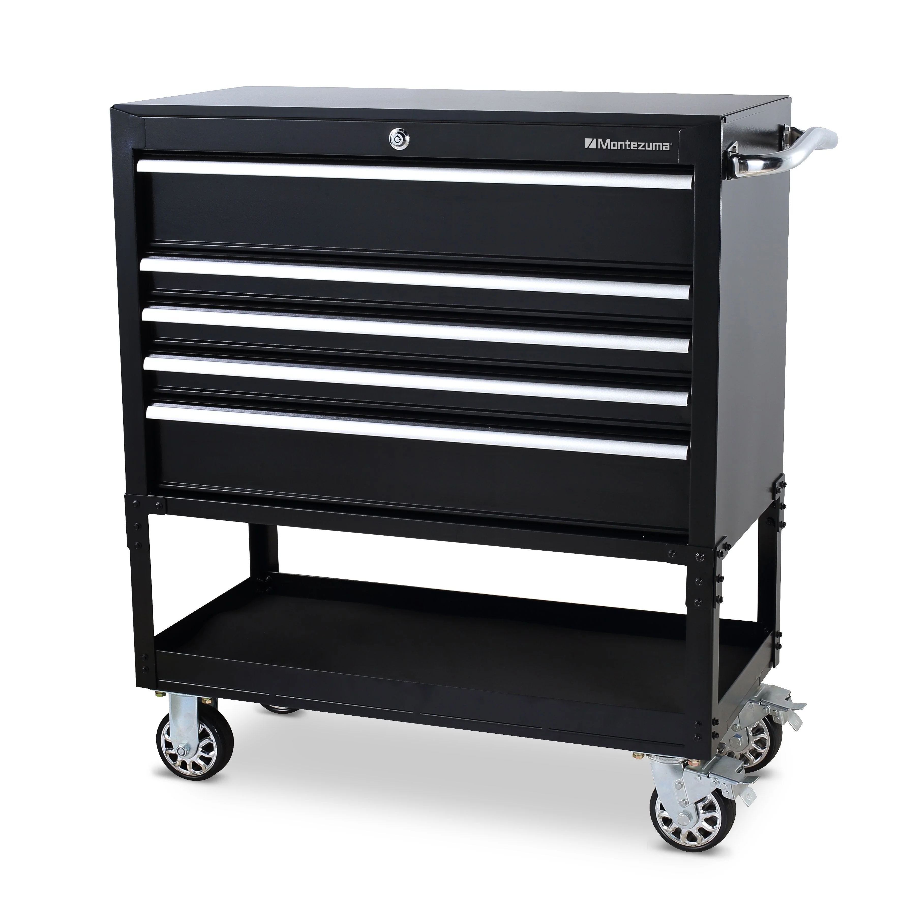 Montezuma 36 in. 5-Drawer Utility Cart