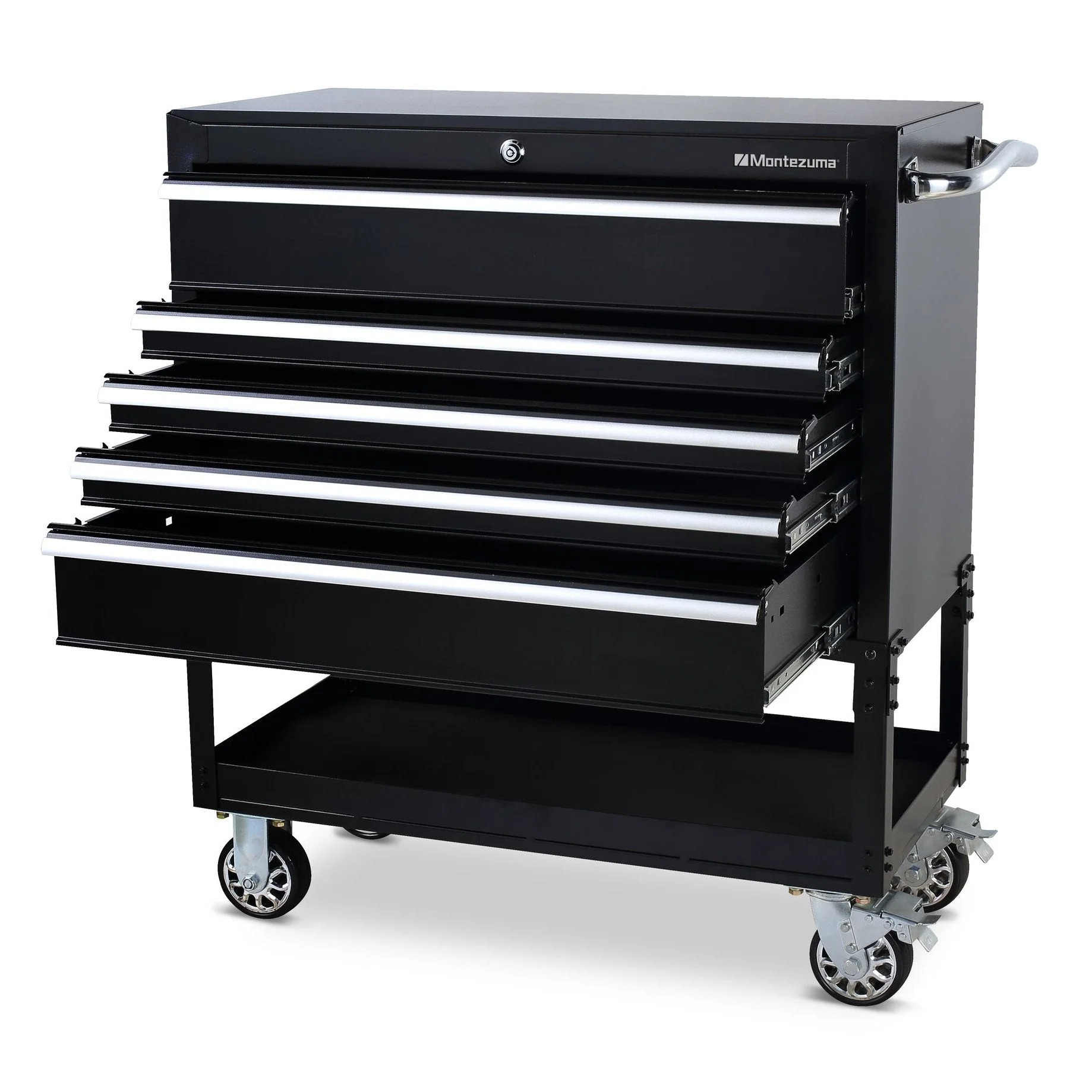 Montezuma 36 in. 5-Drawer Utility Cart - Image 2