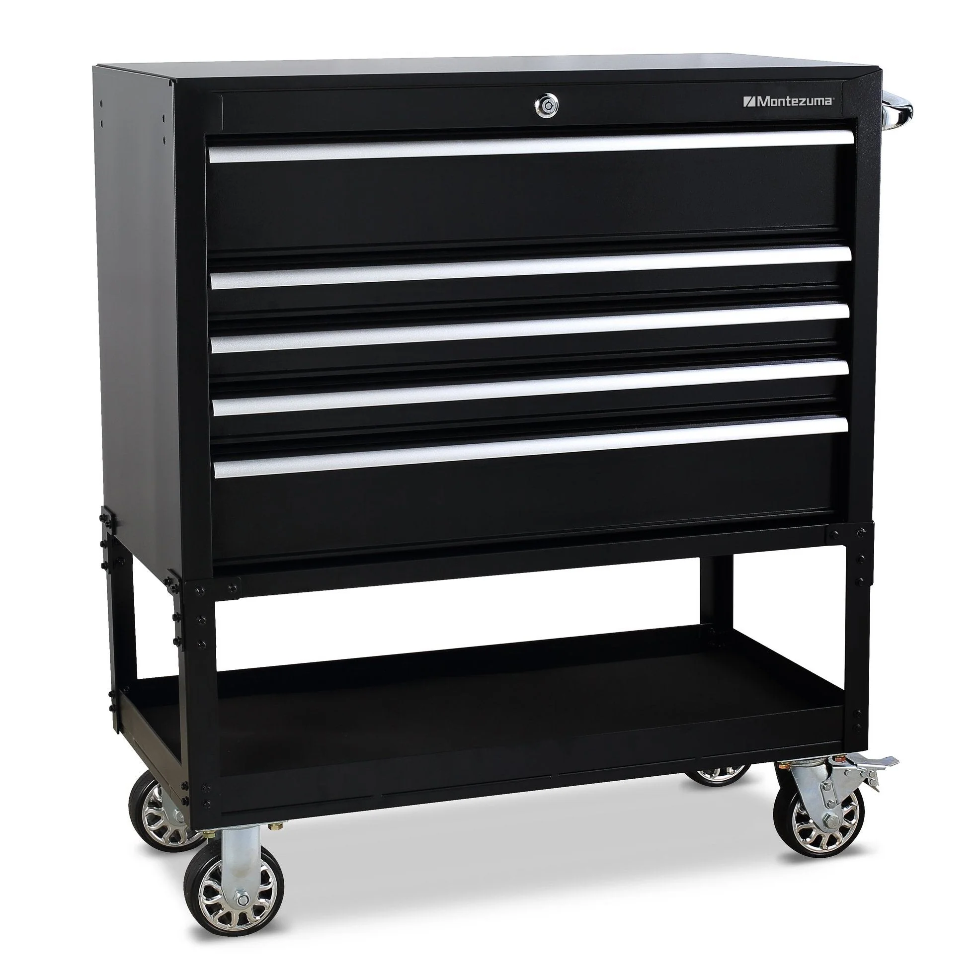 Montezuma 36 in. 5-Drawer Utility Cart - Image 4