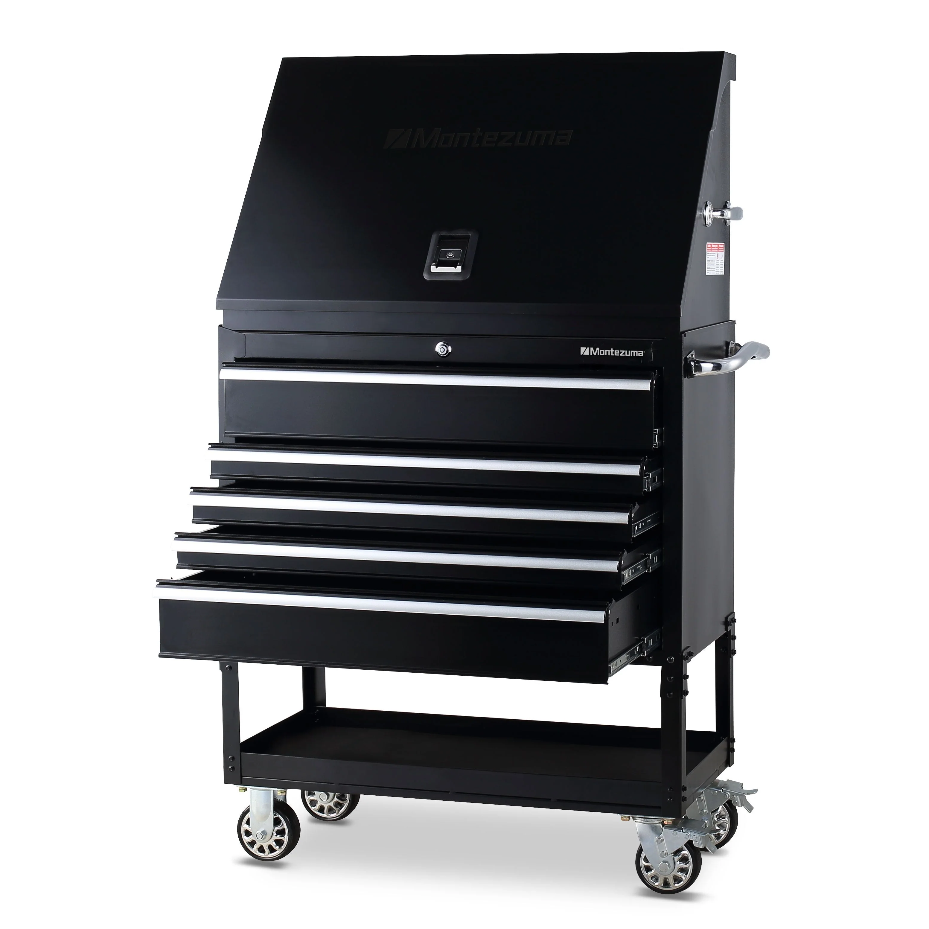 Montezuma 36 in. 5-Drawer Utility Cart - Image 6