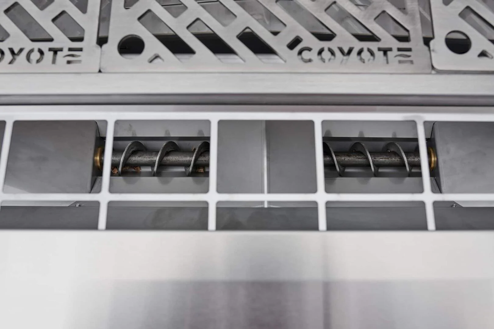Coyote 36 Inch Built-In Pellet Grill with 1056 sq. inches Grilling Surface Size, Warming Rack, in Stainless Steel - C1P36 - Image 14