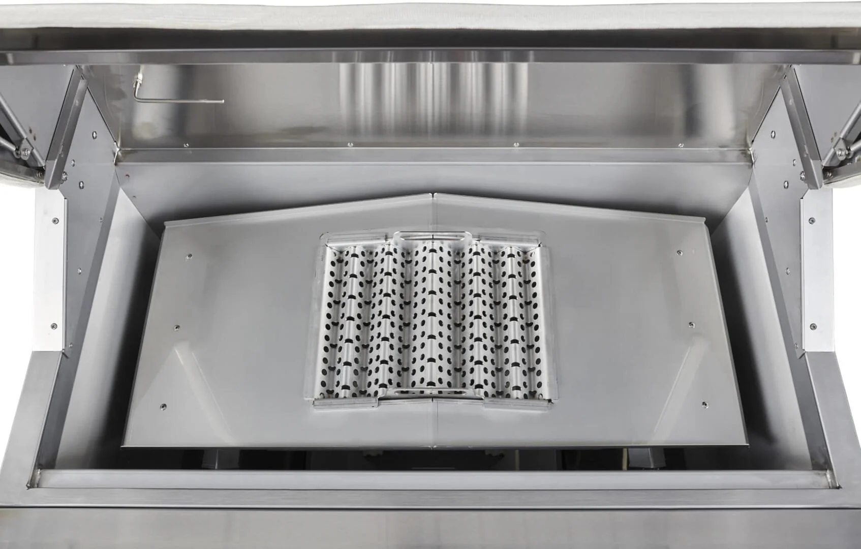 Coyote 36 Inch Freestanding Pellet Grill with 1056 sq. inches Grilling Surface Size, Warming Rack, Side Table, in Stainless Steel - C1P36-FS - Image 10
