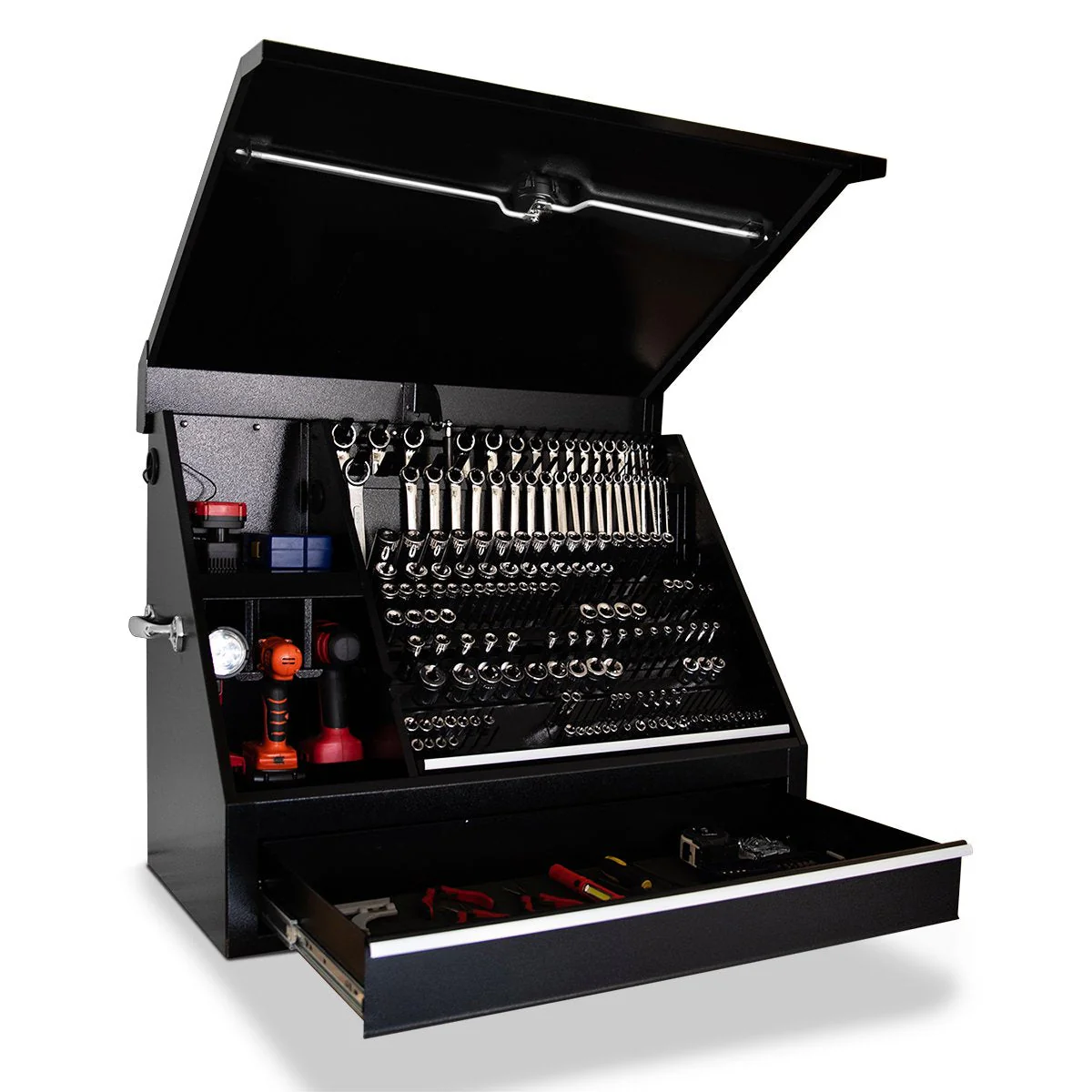 Montezuma SB360DB 36 x 17 in. Steel Triangle Shop box - Image 11
