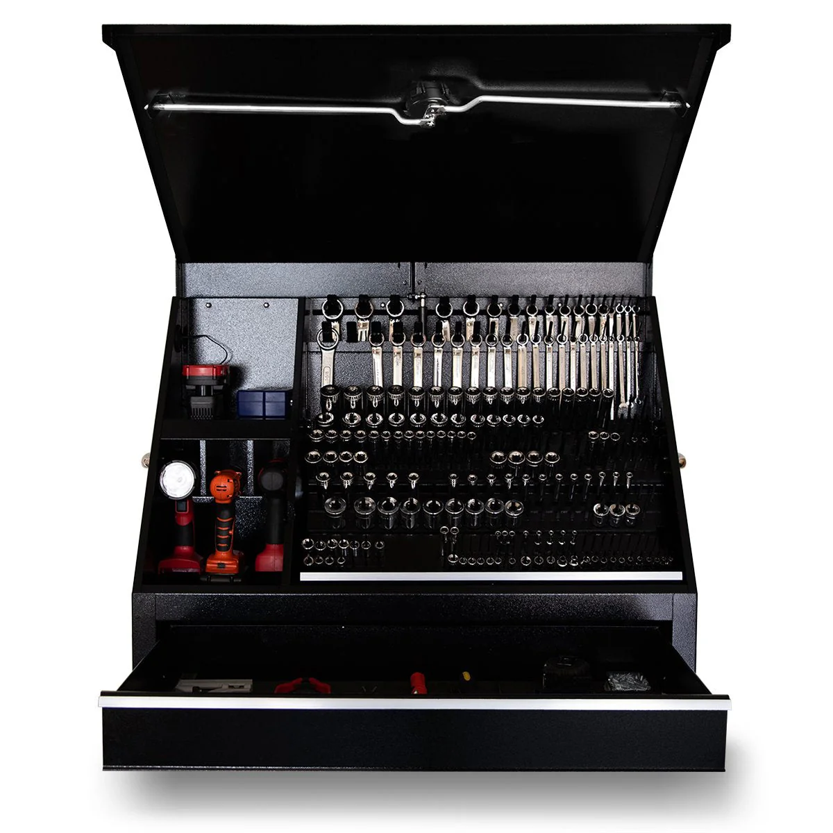 Montezuma SB360DB 36 x 17 in. Steel Triangle Shop box - Image 8