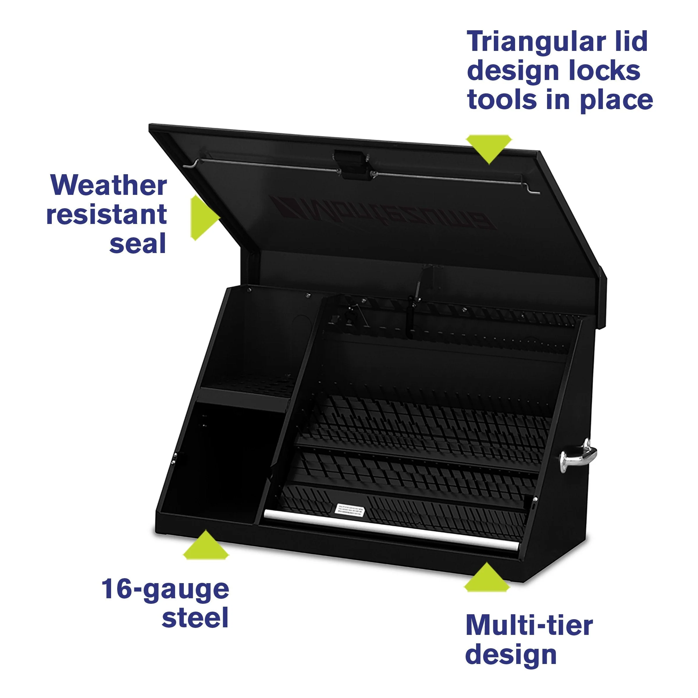 Montezuma 36 x 17 in. Steel Triangle™ Toolbox - Image 16