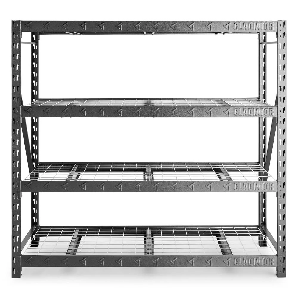 Gladiator 4-Tier Welded Steel Garage Storage Shelving Unit - GARS774XEG