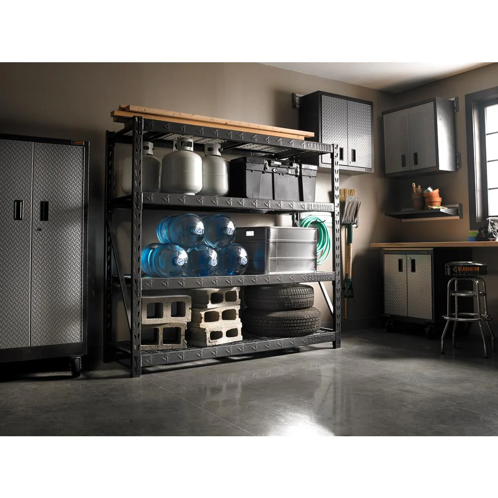 Gladiator 4-Tier Welded Steel Garage Storage Shelving Unit - GARS774XEG - Image 9