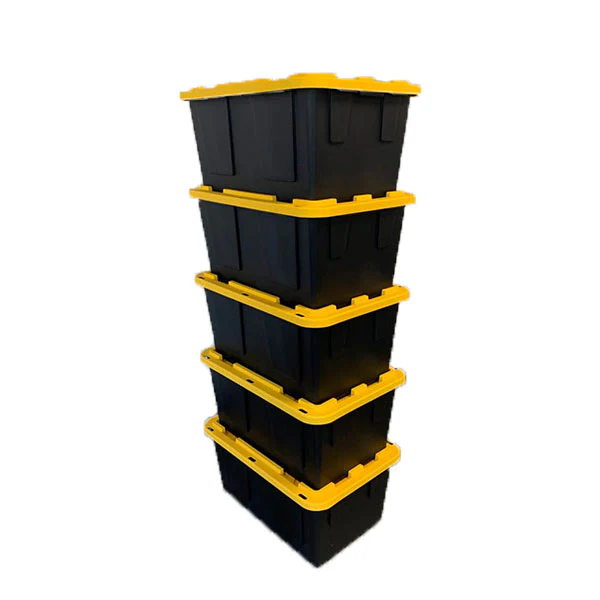 4' x 8' Overhead Garage Storage Bundle w/ 5 Bins (Yellow) - Image 2