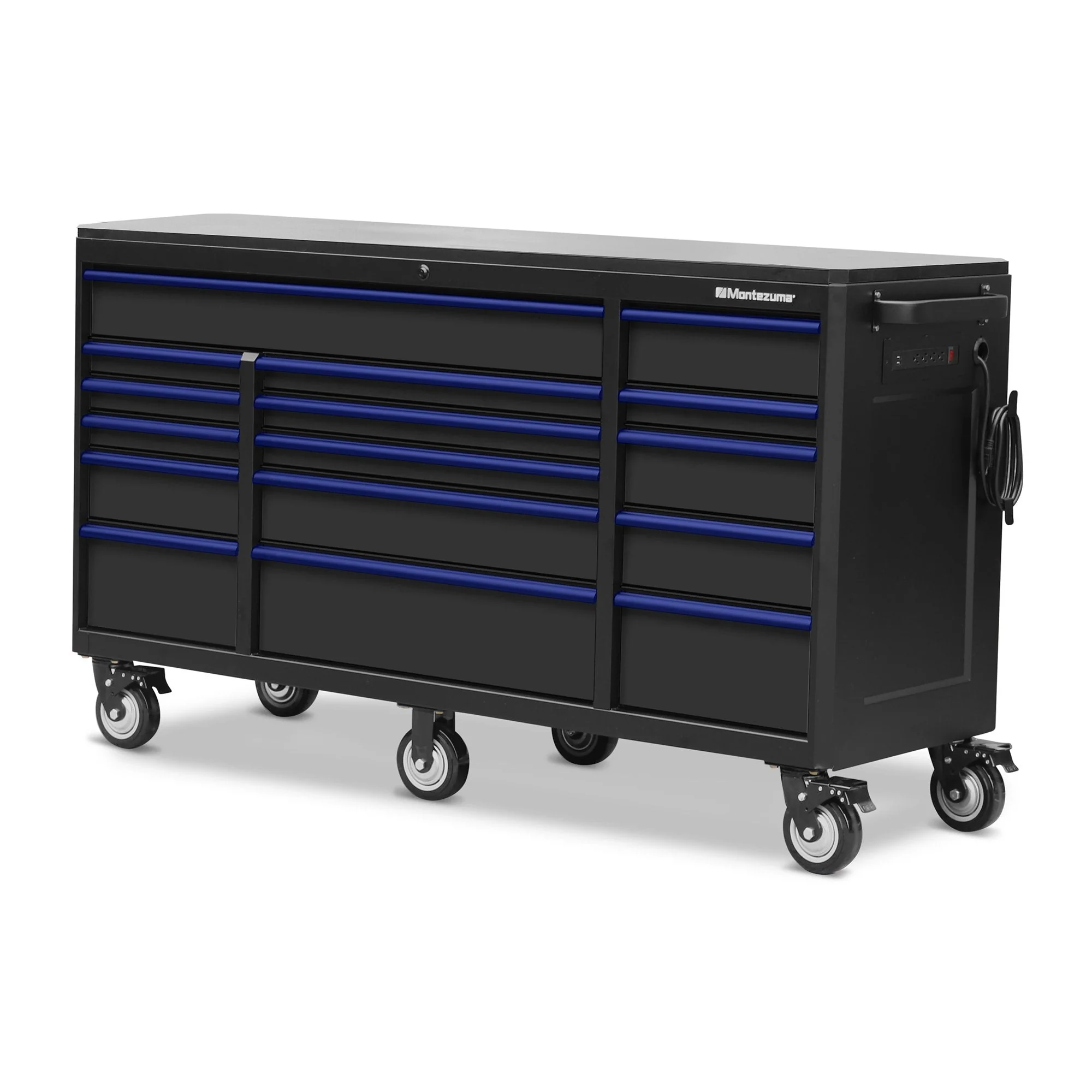Montezuma 72 x 24 in. 16-Drawer Tool Cabinet