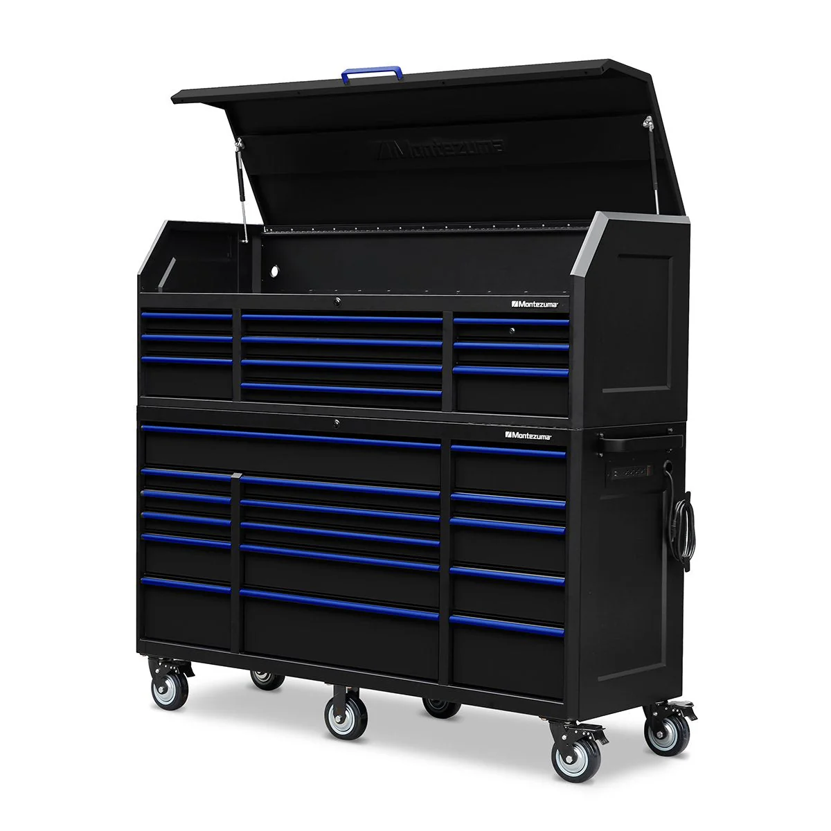 Montezuma 72 x 24 in. 16-Drawer Tool Cabinet - Image 4