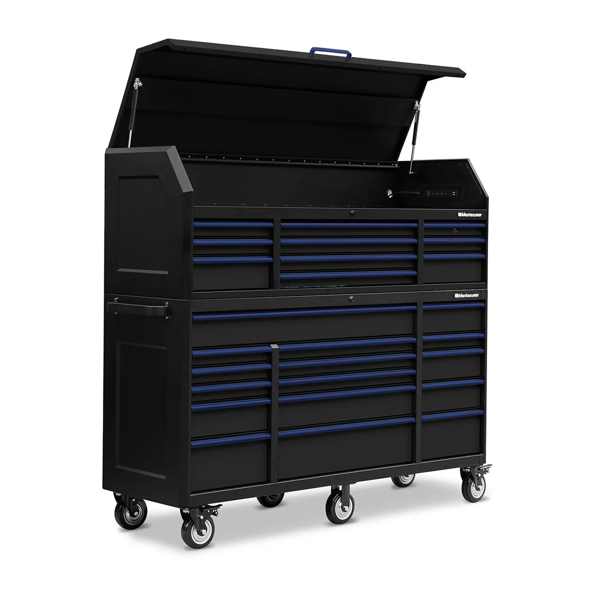 Montezuma 72 x 24 in. 16-Drawer Tool Cabinet - Image 8
