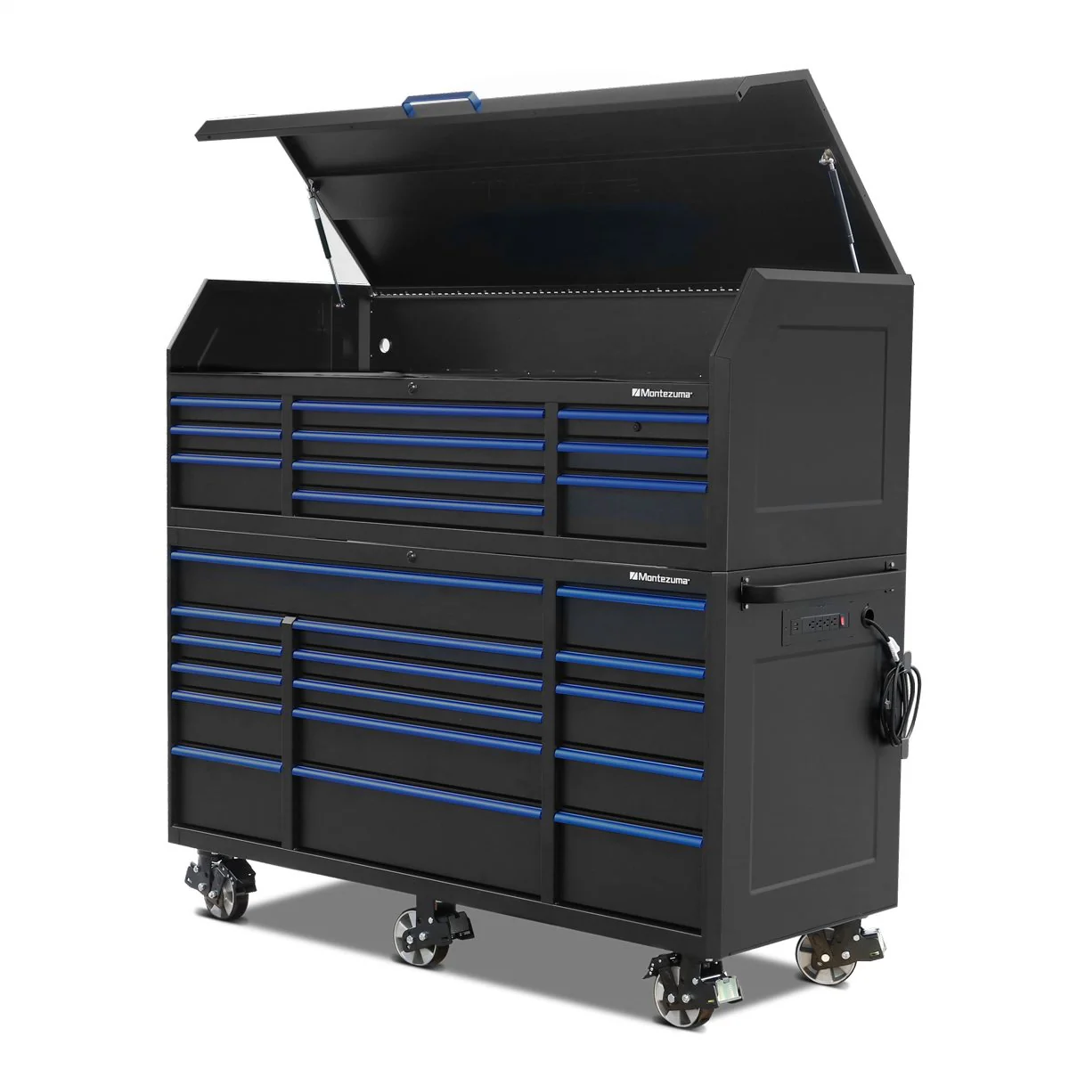 Montezuma 72 x 30 in. 16-Drawer Tool Cabinet - Image 4