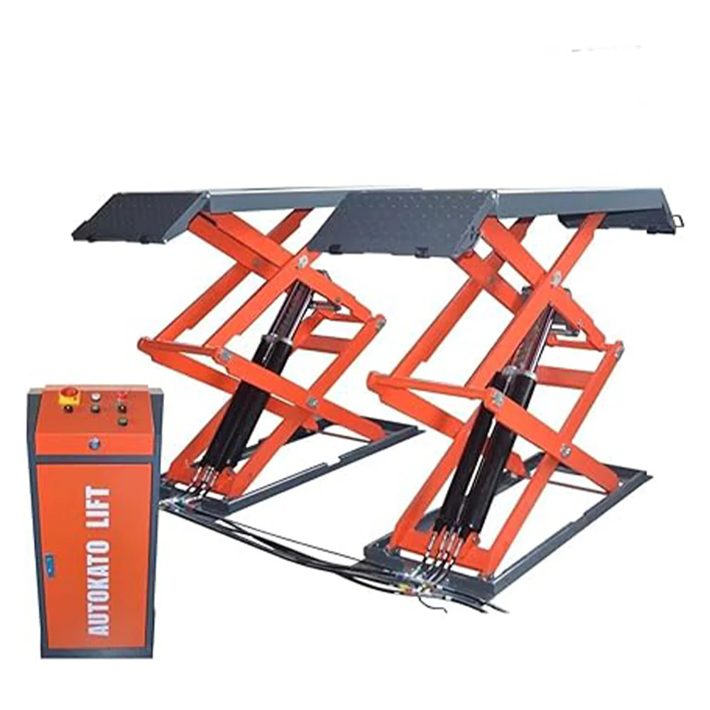 Katool KT-X95 8,000 lb Full Rise Scissor Lift Flush-Mount Automotive