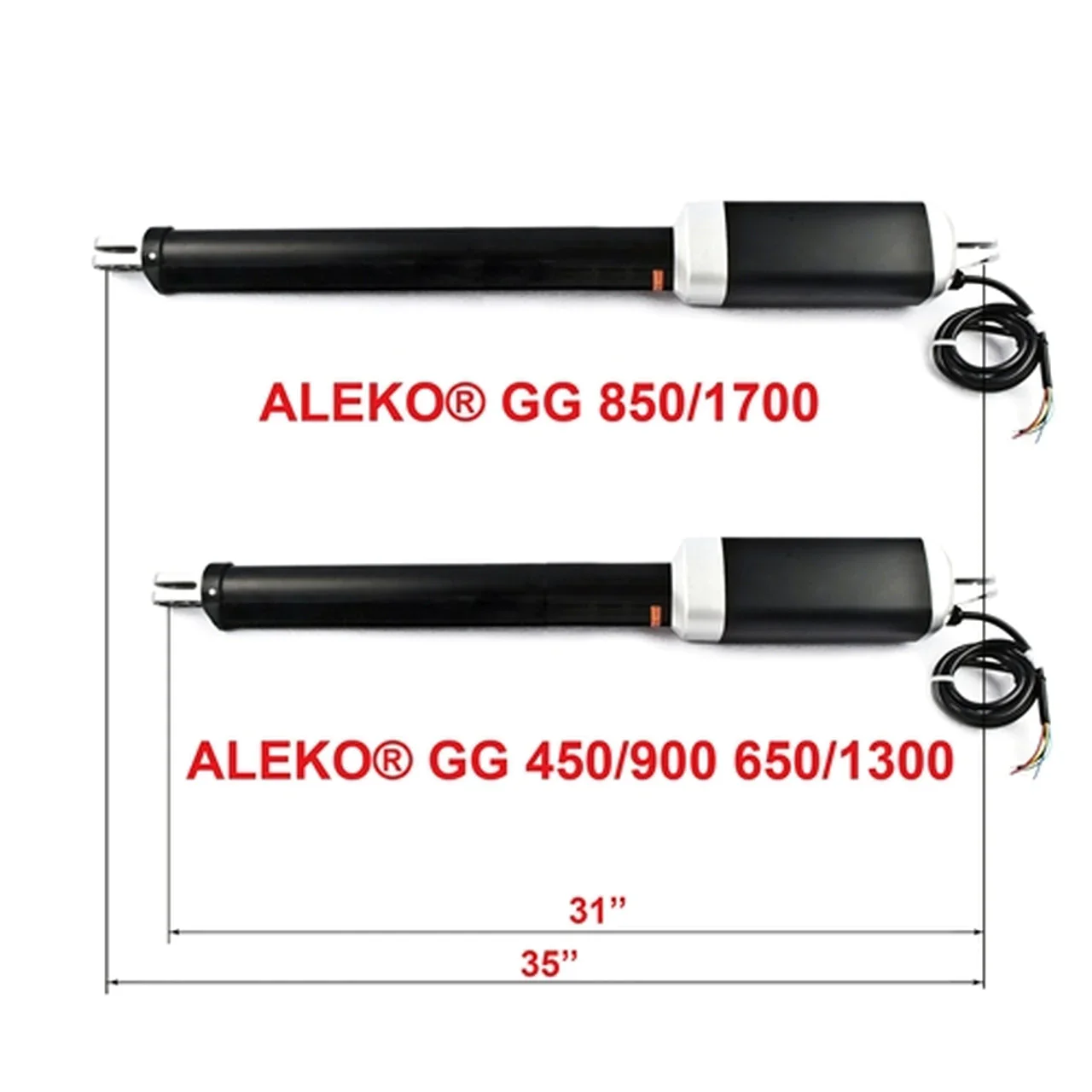 Aleko Actuator For Swing Gate Opener - GG850/AS850/1700 Series - Image 2