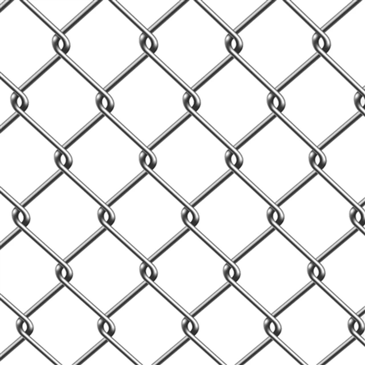 Aleko ALEKOCLF115G4X50 Galvanized Steel 4 X 50 Feet (1.2 X 15m) Chain Link Fence Fabric, 11.5-AW Gauge - Image 2