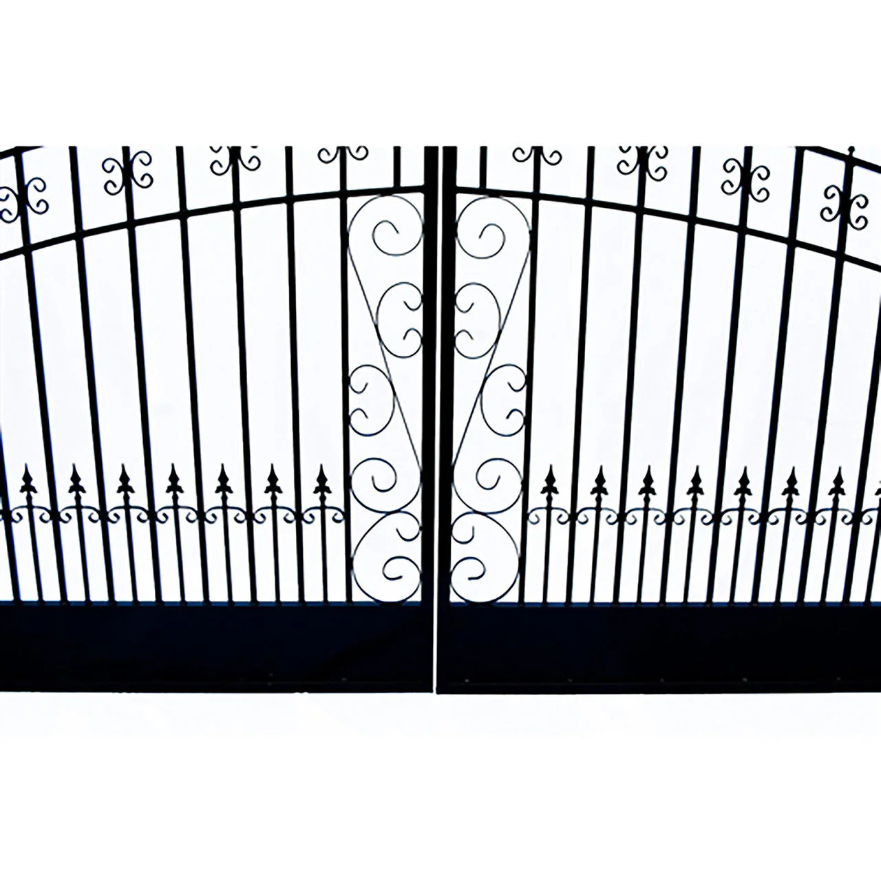 Aleko Automated Steel Dual Swing Driveway Gate and Gate Opener Complete Kit – Venice Style – 18 x 6 Feet - 18DVEN1700ACC-AP - Image 2