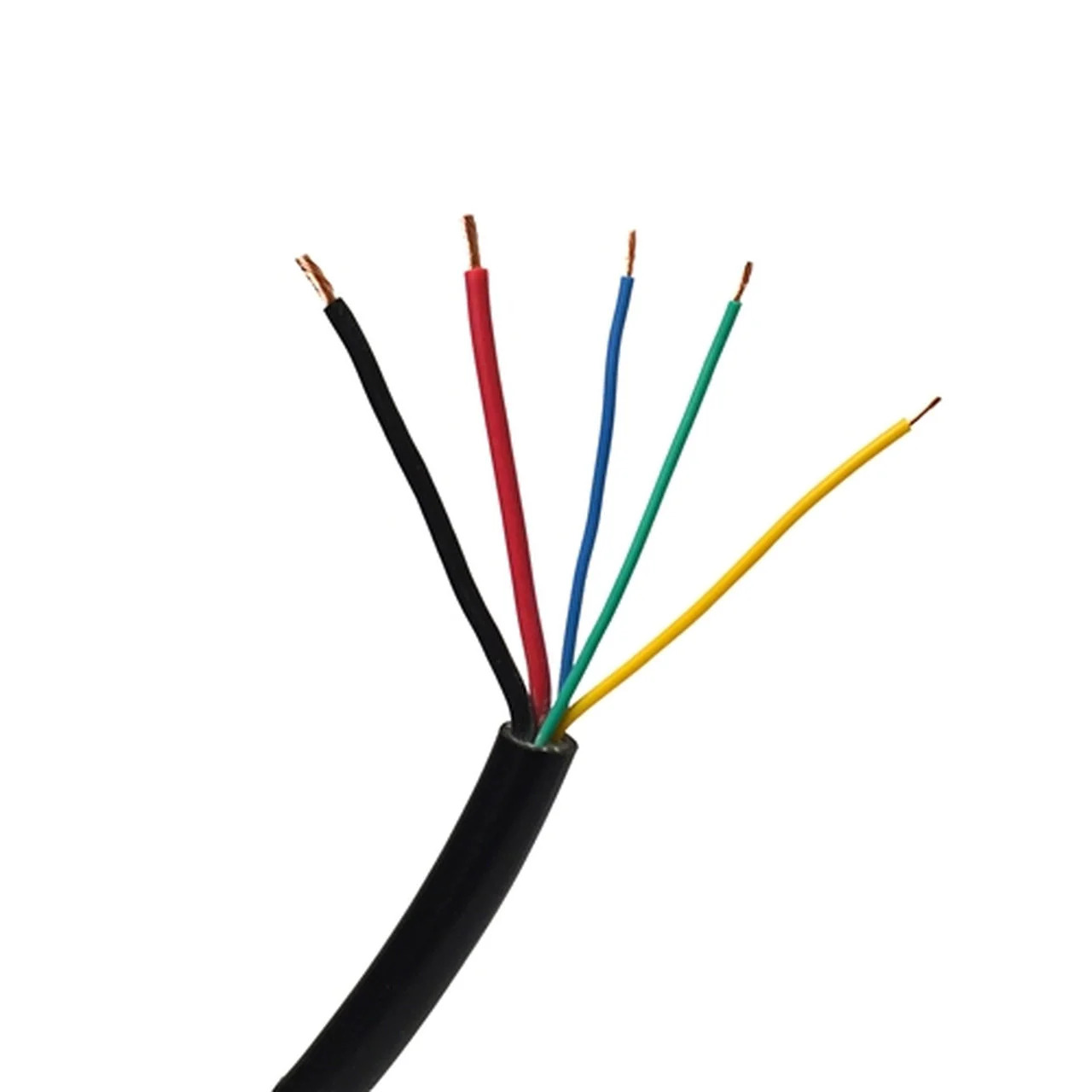 Aleko Black Stranded Wire - LM150 - 5-Core - 10 Feet - Image 2