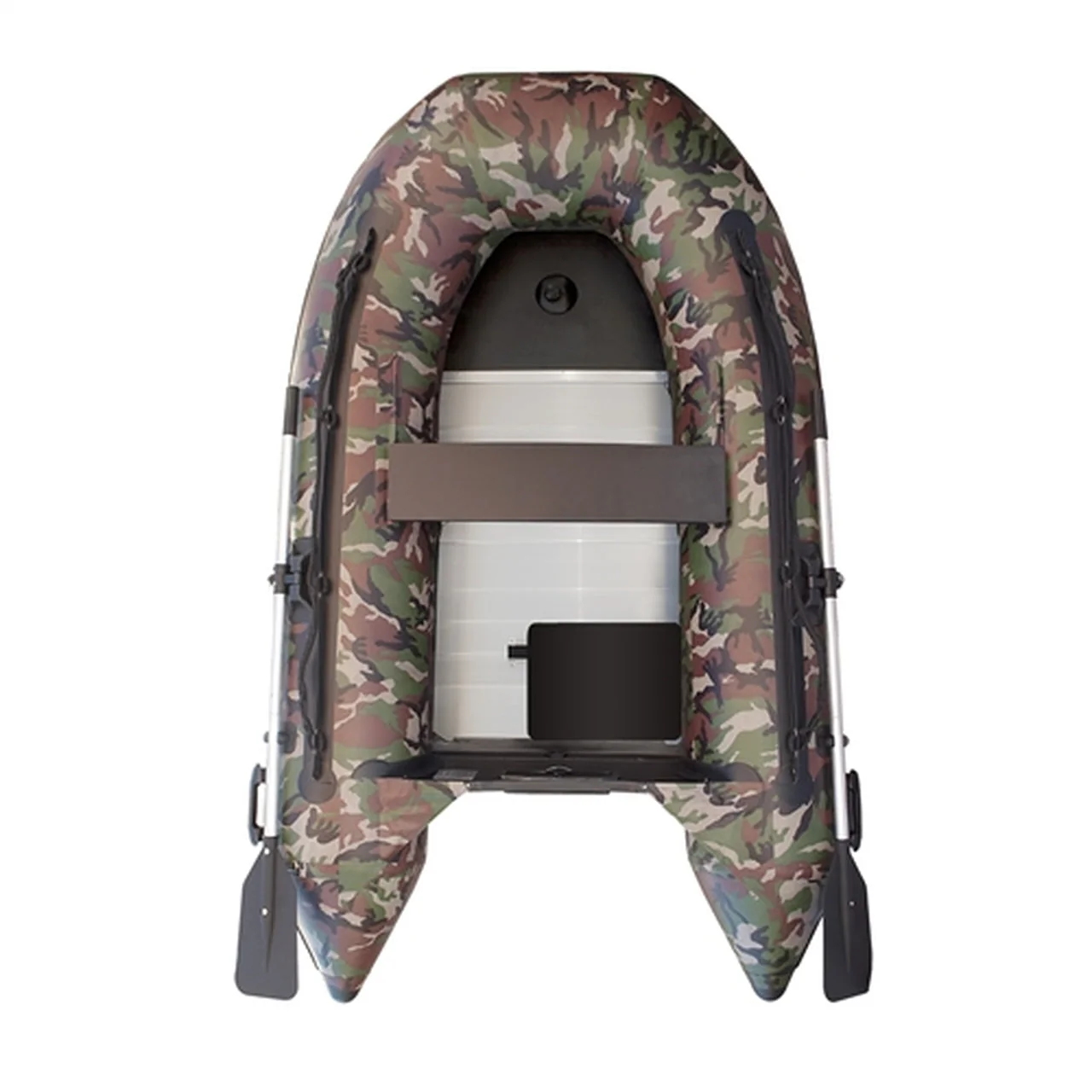 Aleko Boats Inflatable Boat with Aluminum Floor - 8.4 ft - Camouflage Style - Image 4