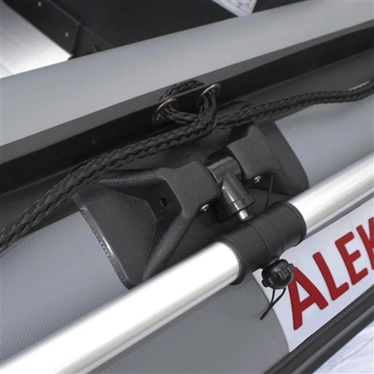 Aleko Boats Inflatable Boat with Aluminum Floor - 8.4 ft - Gray - Image 6