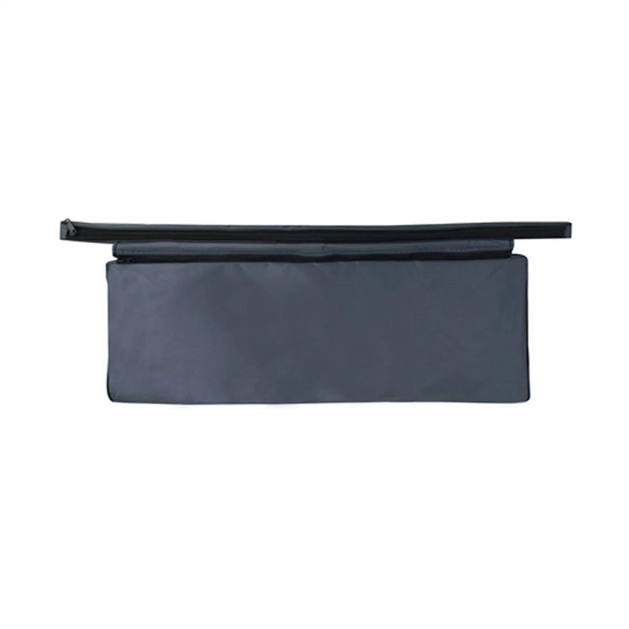 Aleko Boats Waterproof Inflatable Boat Seat Cushion with Under Seat Bag and Pockets - 38x9 inches - Dark Gray - Image 3
