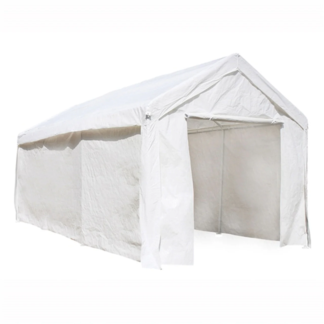 Aleko Carports Heavy Duty Outdoor Canopy Carport Tent - 10 X 20 FT - White