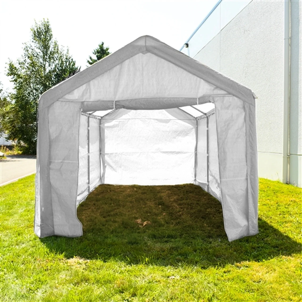 Aleko Carports Heavy Duty Outdoor Canopy Carport Tent - 10 X 20 FT - White - Image 12