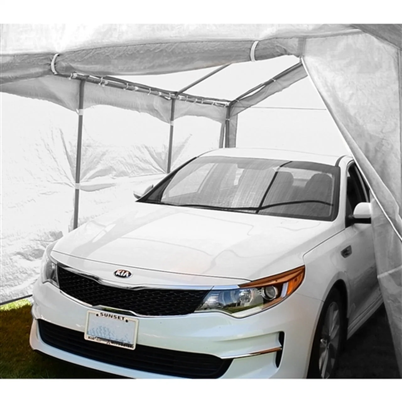 Aleko Carports Heavy Duty Outdoor Canopy Carport Tent - 10 X 20 FT - White - Image 16