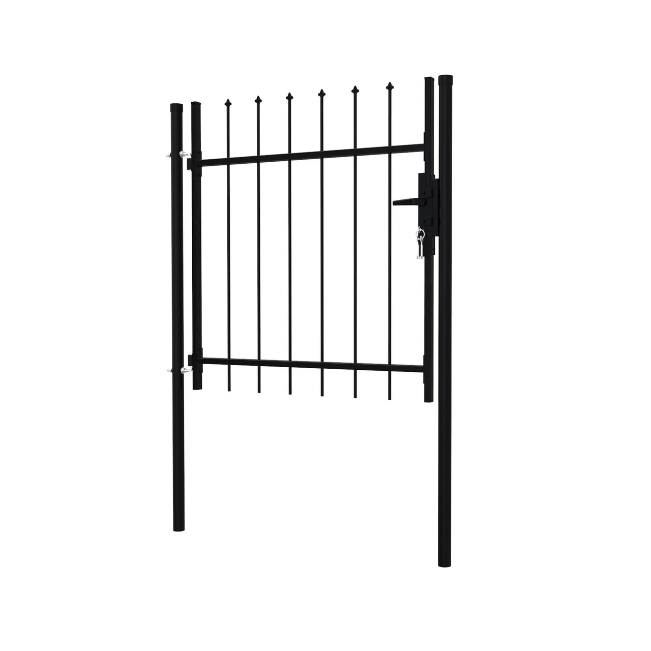 Aleko DIY Steel Pedestrian Gate Kit - ATHENS Style - 3 x 5 Feet - Image 11