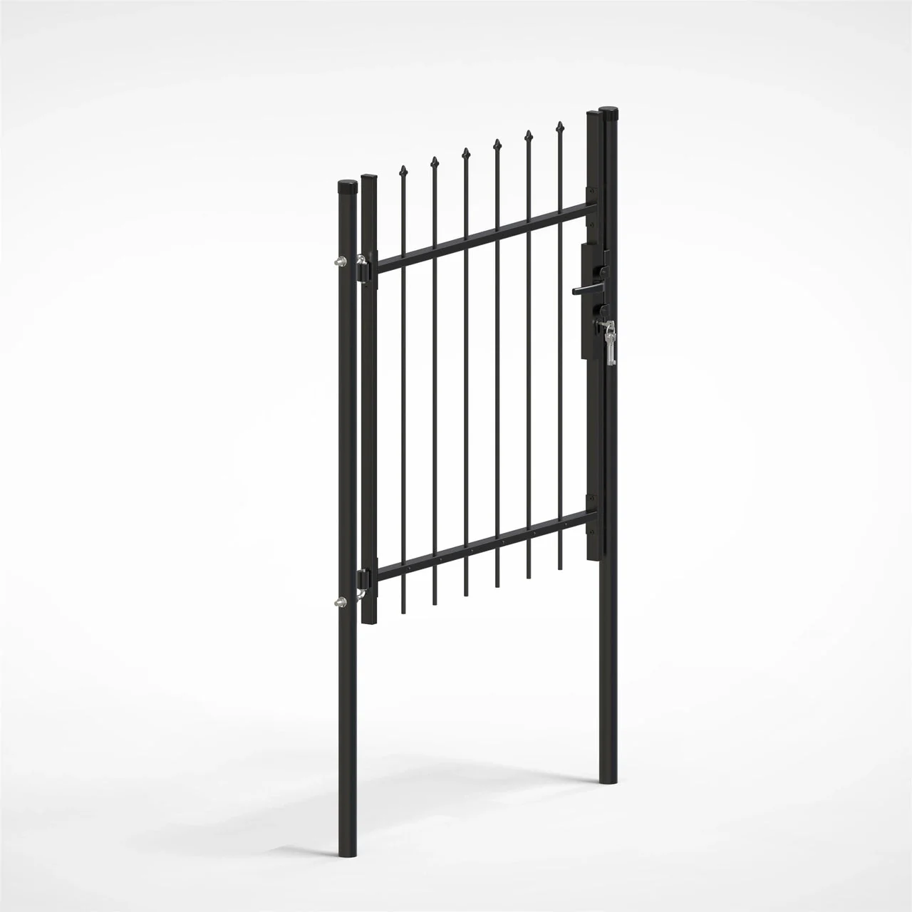 Aleko DIY Steel Pedestrian Gate Kit - ATHENS Style - 3 x 5 Feet - Image 2