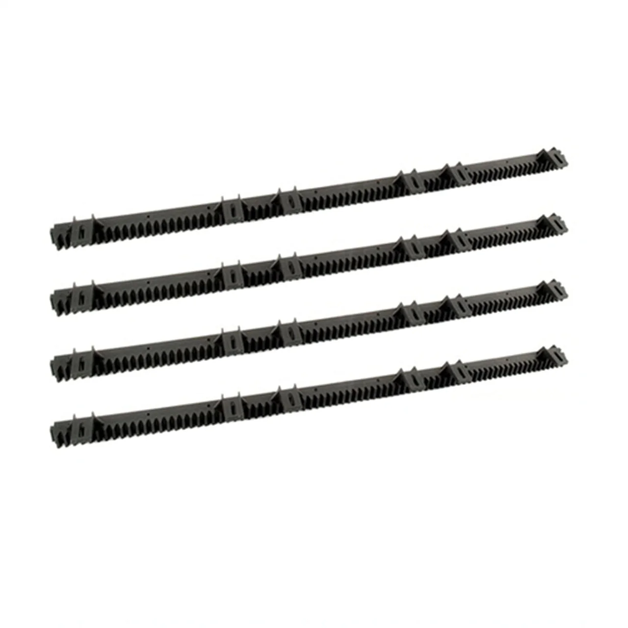 Aleko Fiberglass Reinforced Nylon Gear Rack with Metal Insert - 3.3 Feet - Set of 4