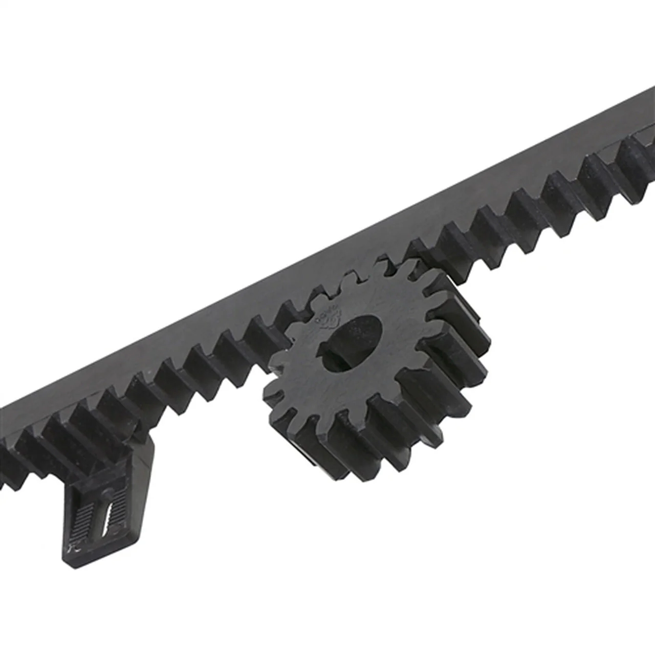Aleko Fiberglass Reinforced Nylon Gear Rack with Metal Insert - 3.3 Feet - Set of 5 - Image 2