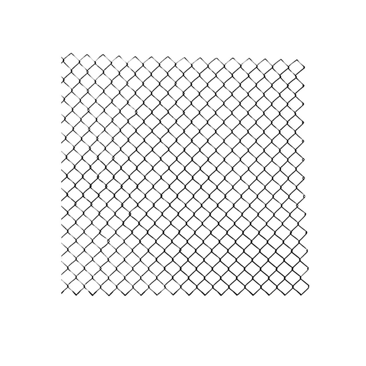 Aleko Galvanized Steel Chain Link Fence Fabric - 4 x 50 Feet - 9.5 AW Gauge - Black - Image 3