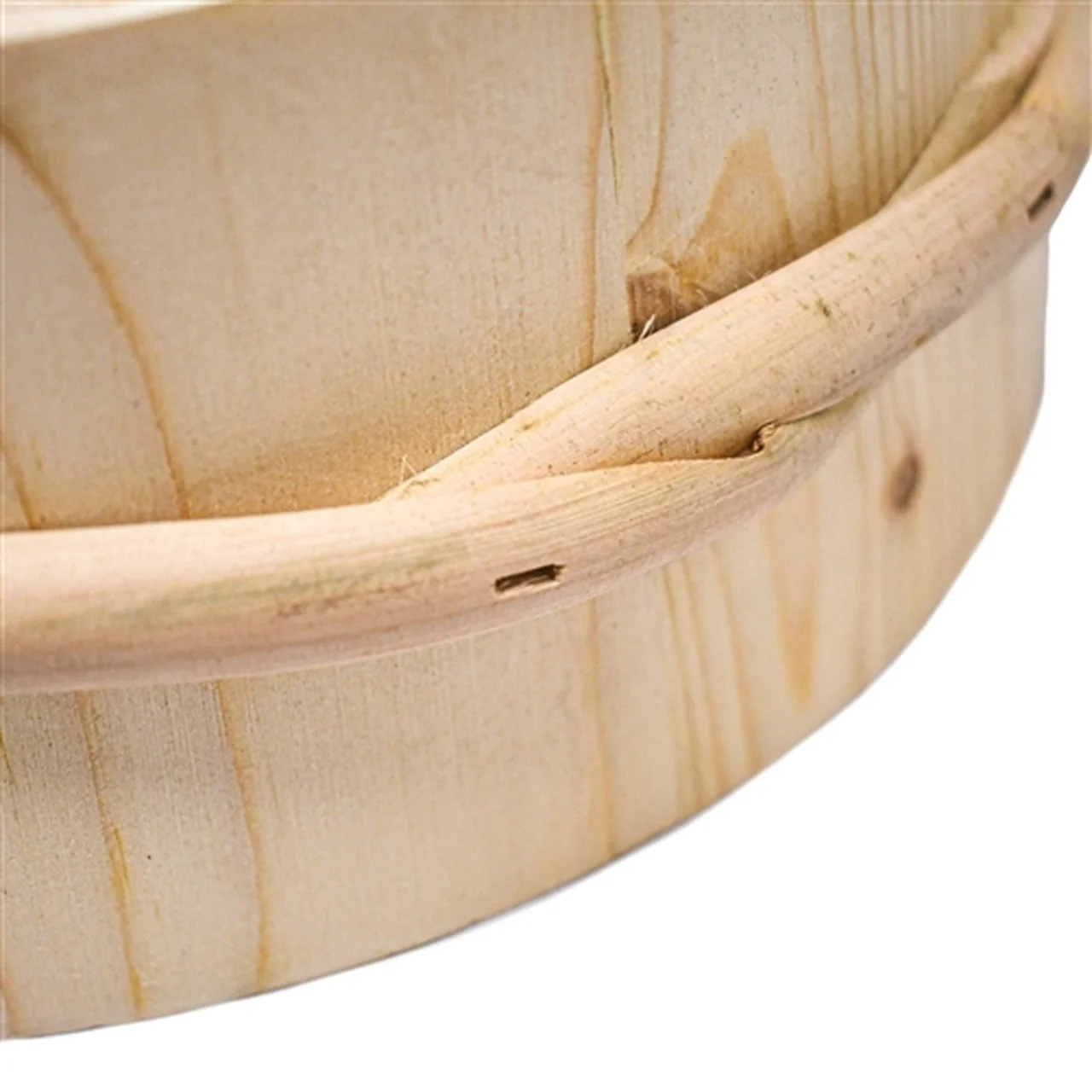 Aleko Handcrafted Analog Clock in Finnish Pine Wood - Image 3
