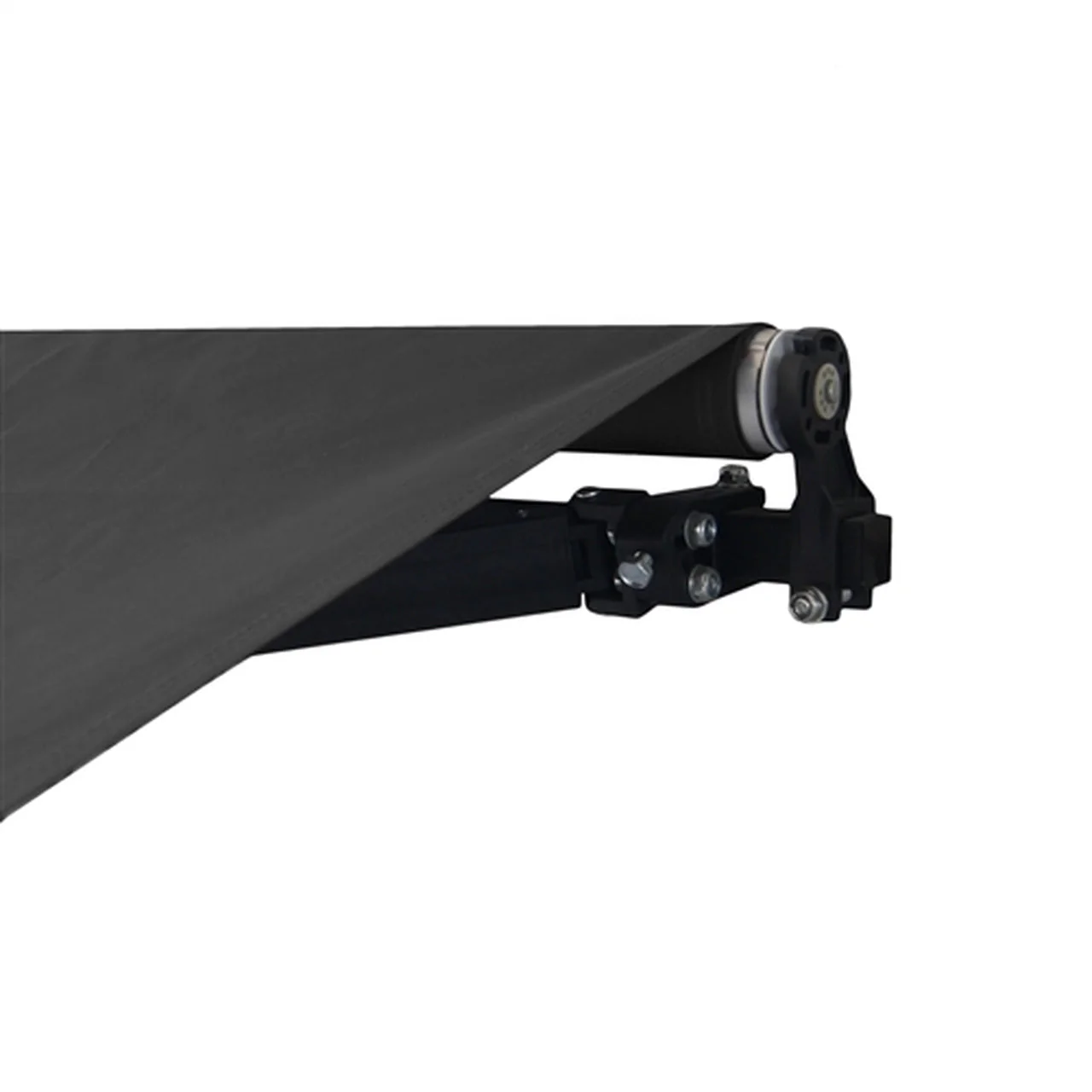 Aleko Motorized Retractable Black Frame Patio Awning 12 x 10 Feet - Black - Image 4