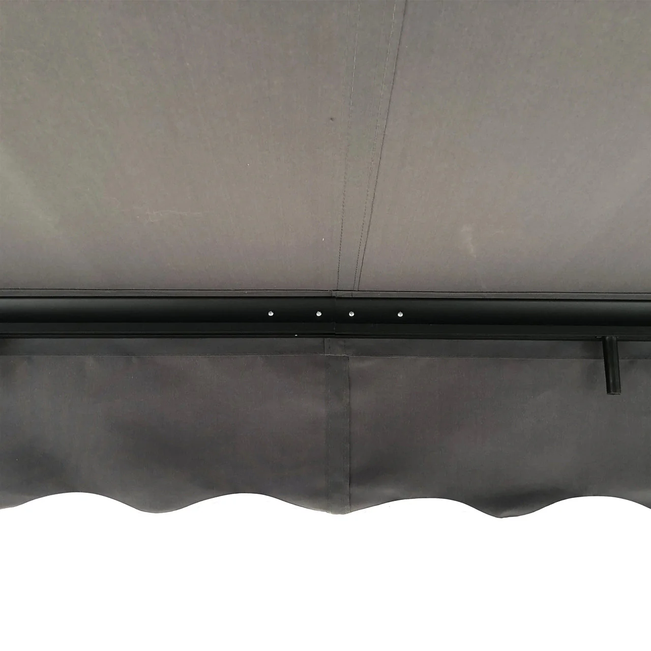 Aleko Motorized Retractable Black Frame Patio Awning 16 x 10 Feet - Gray - Image 10