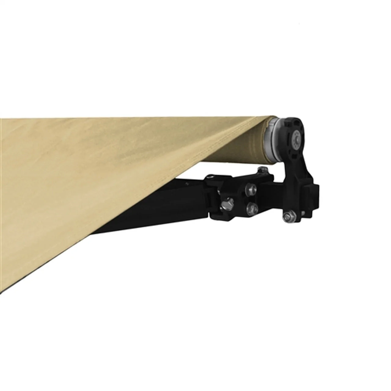 Aleko Motorized Retractable Black Frame Patio Awning 16 x 10 Feet - Ivory - Image 4