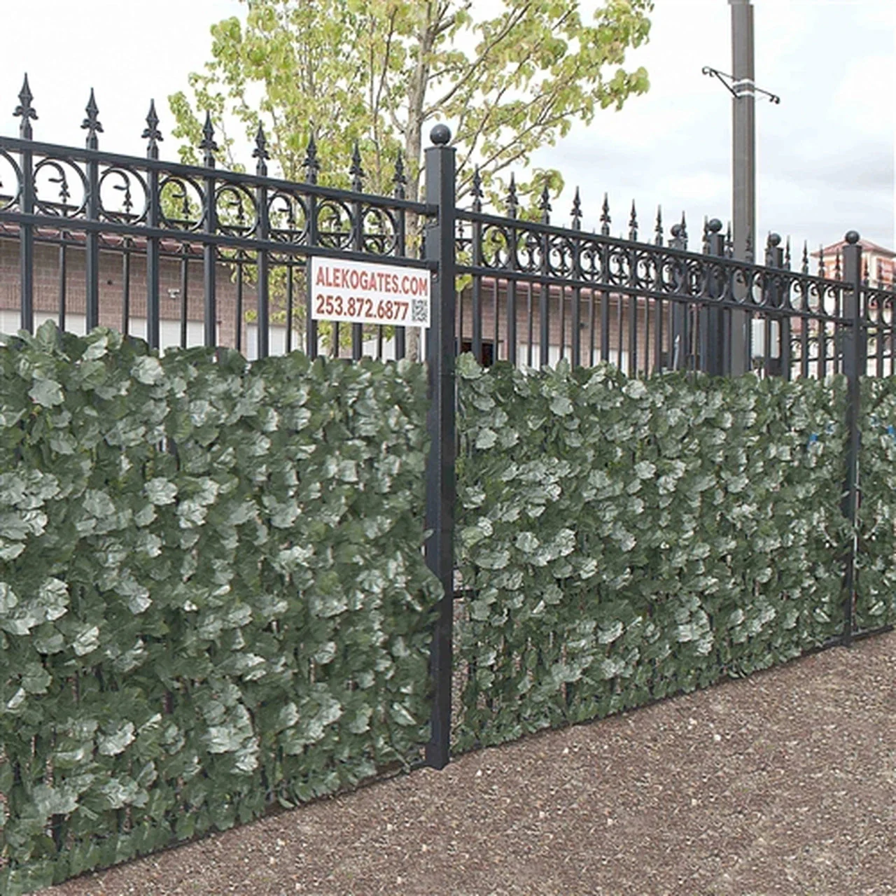 Aleko Privacy Fence Screens Artificial Ivy Leaf Privacy Screen Fence - 94 x 39 inches - Image 2