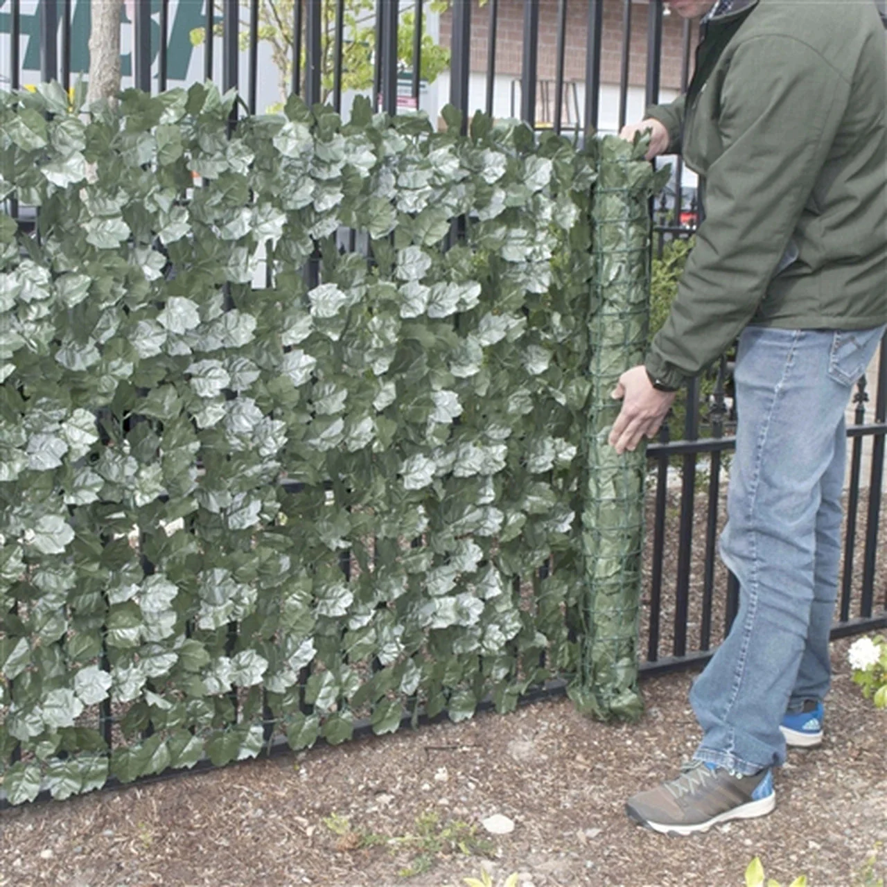 Aleko Privacy Fence Screens Artificial Ivy Leaf Privacy Screen Fence - 94 x 39 inches - Image 3