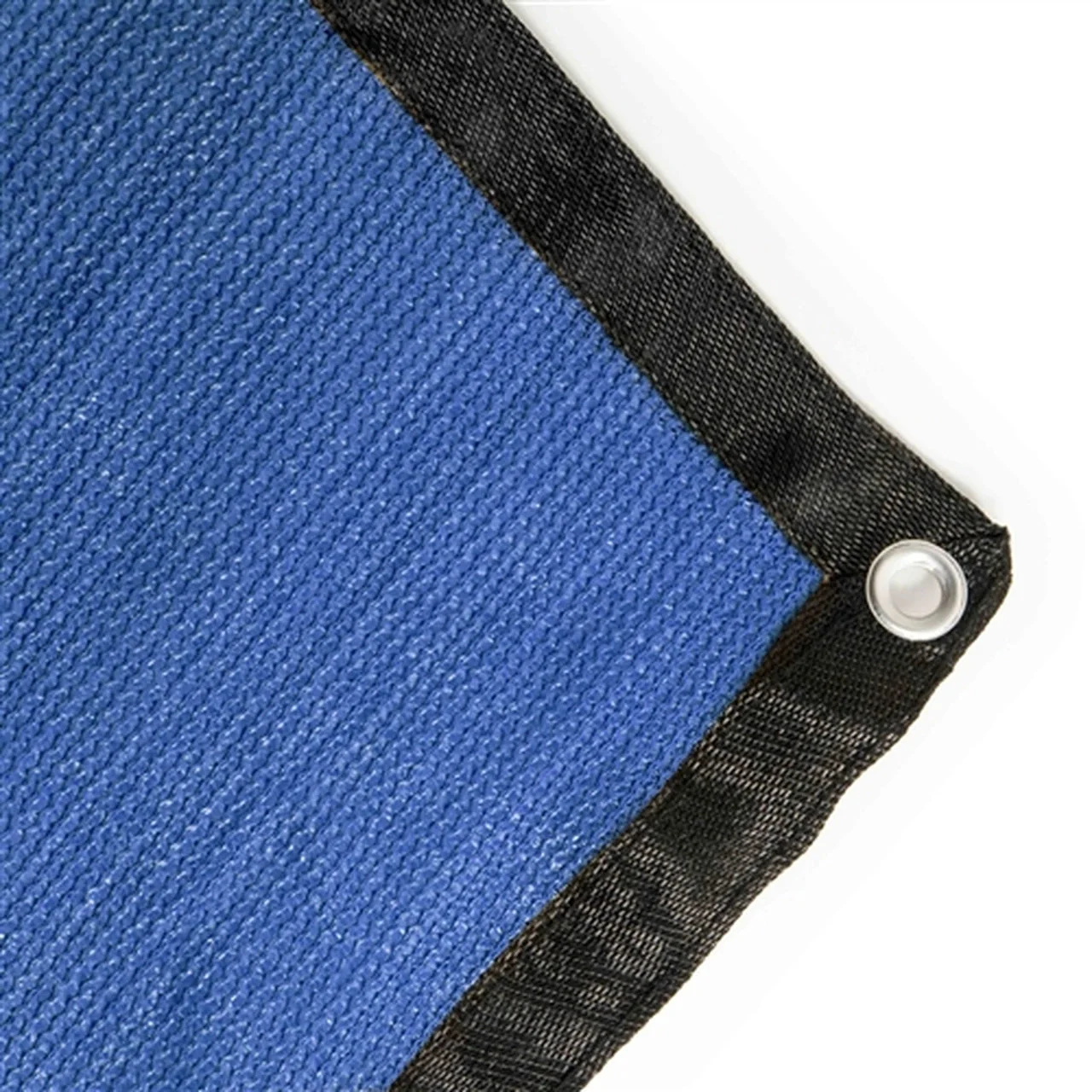 Aleko Privacy Fence Screens Privacy Mesh Fabric Screen Fence with Grommets - 5 x 50 Feet - Blue - Image 4